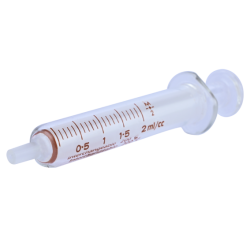 Truth Interchangeable Glass Syringe Glass Tip 2ml, (Pack of 1)