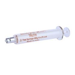 TRUTH Interchangeable Glass Syringe (Metal Luer Lock Tip) CL 10ml, (Pack of 1)