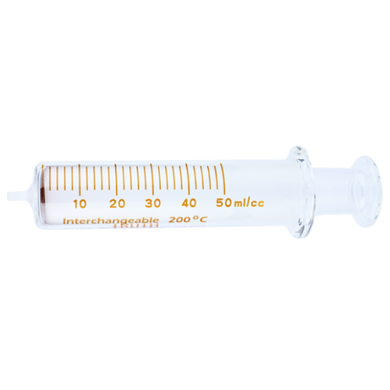 TRUTH Interchangeable Glass Syringe Glass Tip (CT) 50ml, (Pack of 1)