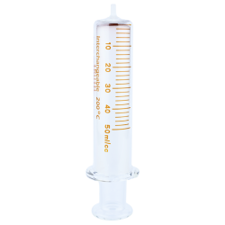 TRUTH Interchangeable Glass Syringe Glass Tip (CT) 50ml, (Pack of 1)