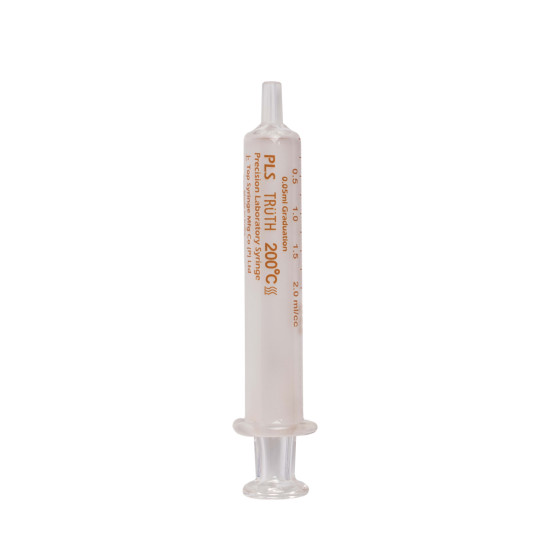 Truth Calibrated Glass Syringe (PLS) Center all Glass Tip (CT), 2ml (Pack of 1)