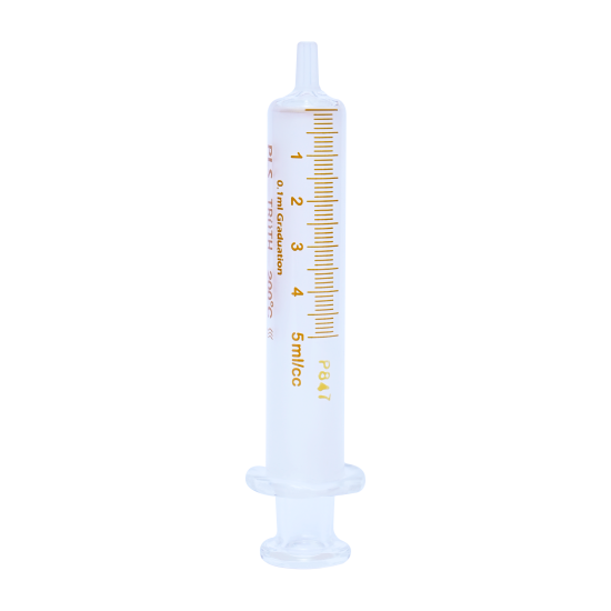 Truth Calibrated Glass Syringe (PLS) Center all Glass Tip (CT), 5ml (Pack of 1)