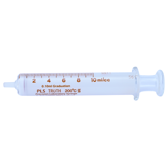 Truth Calibrated Glass Syringe (PLS) Center all Glass Tip (CT), 10ml (Pack of 1)