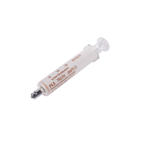 Truth Calibrated Glass Syringe (PLS) Metal luer lock Tip (CL), 20ml (Pack of 1)