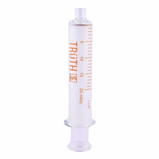 Truth 1/4 UNF Thread Tip Glass Syringes 5ml, (Pack of 1)