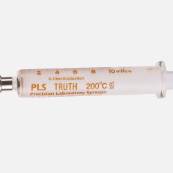 Truth Calibrated Glass Syringe (PLS) (Stainless Steel Luer Lock Tip) SS-CL 10ml, (Pack of 1)