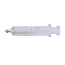 TRUTH Interchangeable Glass Syringe (Metal Luer Lock Tip) CL 100ml, (Pack of 1)