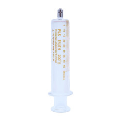 Truth Calibrated (PLS) Glass Syringe Metal Luer Lock Tip 50ml, (Pack of 1)