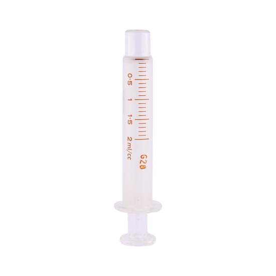 Truth Filling Syringe Wide Mouth Syringe Glass Tip 2ml (Pack of 1)