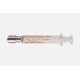 Truth Calibrated Glass Syringe (PLS) (Stainless Steel Luer Lock Tip) SS-CL 2ml, (Pack of 1)