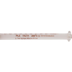 Truth Calibrated Glass Syringe (PLS) Center all Glass Tip (CT), 1ml (Pack of 1)