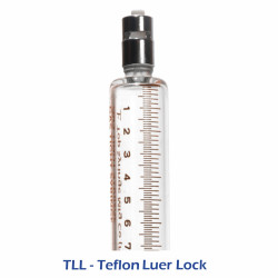 Truth Gas Tight Syringe TLL Teflon Luer Lock 10ml (Pack of 1)