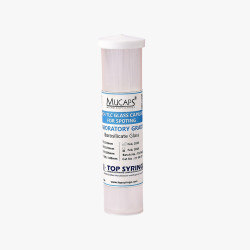 TLC Glass Capillary for Spotting, 4 Inch Capillary, I.D 0.55 (± 0.10mm),O.D 0.85 (± 0.10mm) (Pack of 100 Capillaries in 1 Vail)