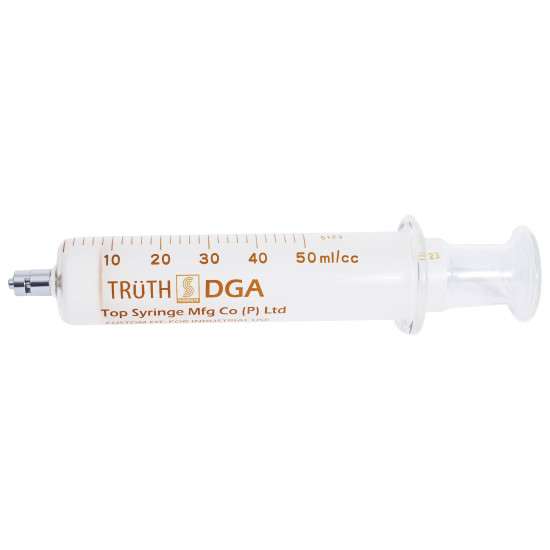 50ml Truth DGA Glass Syringes For Transformer Oil Sampling (Pack of 1)