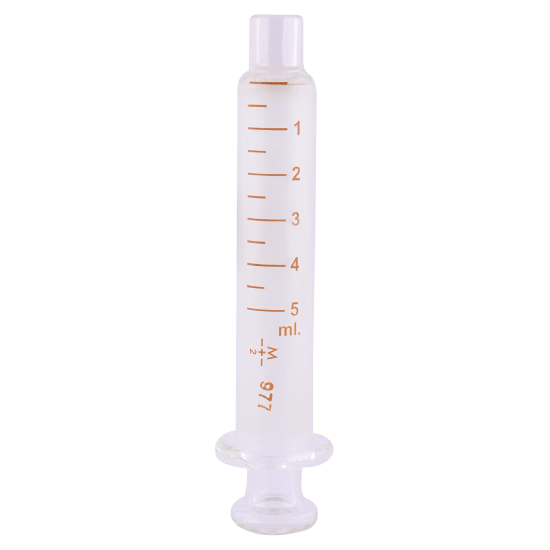 Truth Filling Syringe Wide Mouth Syringe Glass Tip 5ml (Pack of 1)