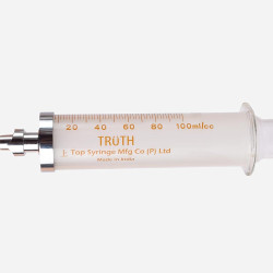 Truth Toomey ‘Allo’ Glass Syringes Allo base Tip with Nozzle 50ml, (Pack of 1)