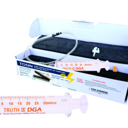 TRUTH DGA Glass Syringe 30ml Kit With 3 Way Stopcock & Padded Box