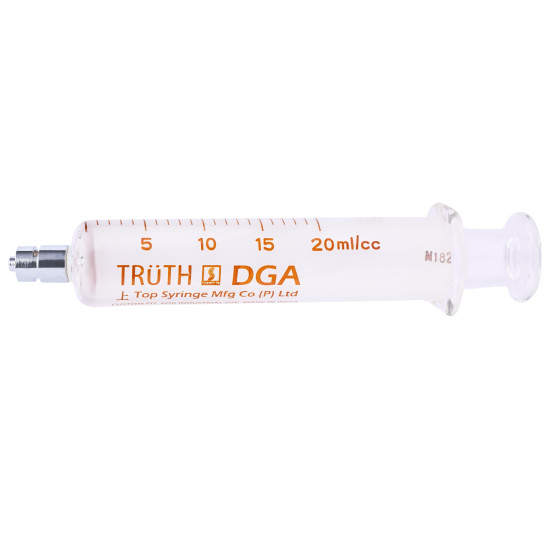 20ml Truth DGA Glass Syringes for Transformer Oil Sampling (Pack of 1)