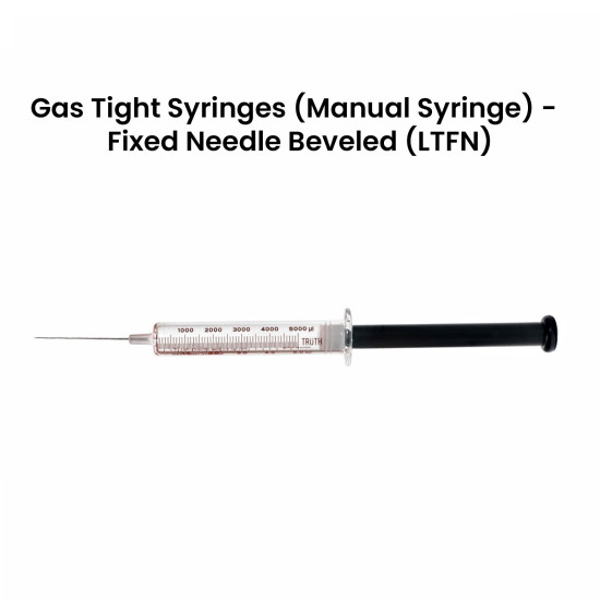 Truth Gas Tight Syringe LTFN luer tip fixed needle 2.5ml (Pack of 1)