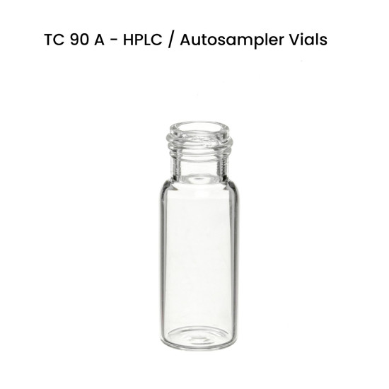 Colpak ND 9 Short Screw Thread Vials 12 x 32mm, 9mm Short Screw Thread Vials, Wide Opening, 12 x 32mm, Clear Glass, 1st Hydrol Class, Wide Opening