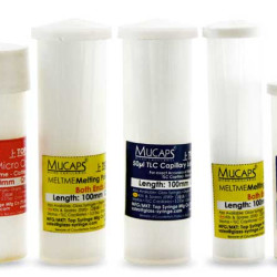 MUCAPS Melting Point Microcapillary, Length - 75mm One end Sealed (Pack of 100)