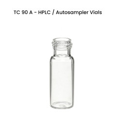 Colpak ND 9 Short Screw Thread Vials 12 x 32mm, 9mm Short Screw Thread Vials, Wide Opening, 12 x 32mm, Clear Glass, 1st Hydrol Class, Wide Opening