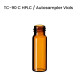 Colpak ND 9 Short Screw Thread Vials 12 x 32mm, 9mm Short Screw Thread Vials, Wide Opening, 12 x 32mm, Amber Glass, 1st Hydrol Class, Wide Opening