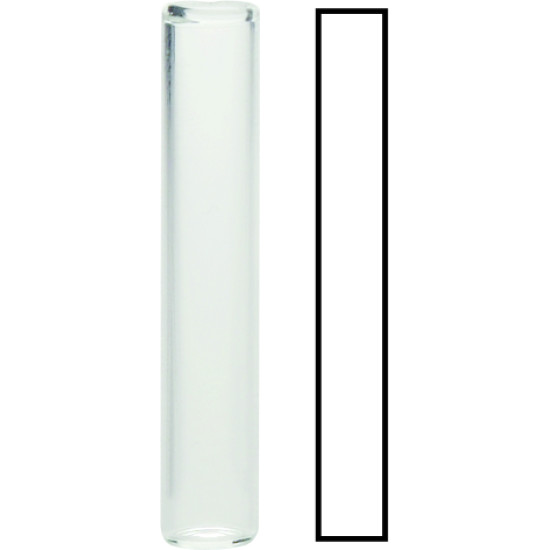 Colpak Limited Volume Inserts, 0.5ml Micro Storage U-Tube Vials, 0.2ml Micro-Insert, 6 x 31mm, Clear Glass, 1st Hydrol Class, Flat Bottom, Fill Vol. 0.35ml, 9mm Screw