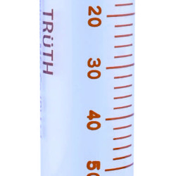 Truth Toomey ‘Allo’ Glass Syringes Allo base Tip without Nozzle 50ml, (Pack of 1)