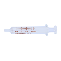 Truth Interchangeable Glass Syringe Glass Tip 2ml, (Pack of 1)