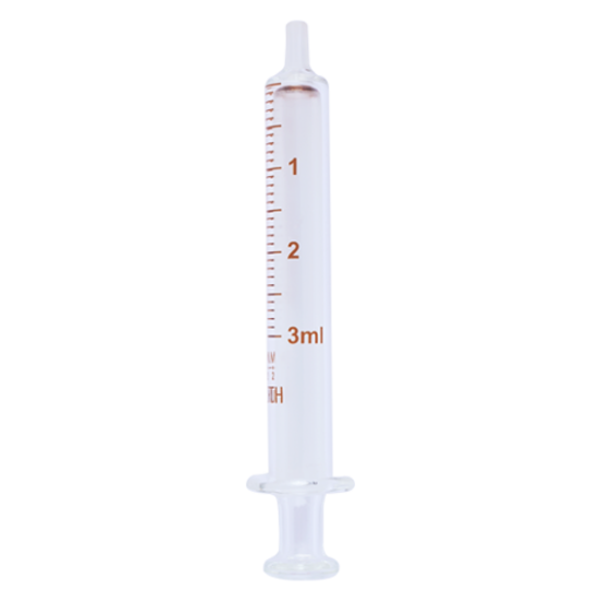 Truth Interchangeable Glass Syringe Center all Glass Tip (CT) 3ml, (Pack of 1)