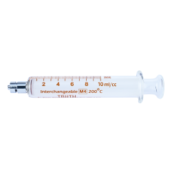 TRUTH Interchangeable Glass Syringe (Metal Luer Lock Tip) CL 10ml, (Pack of 1)