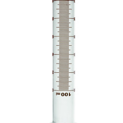 Truth Gas Glass Syringe with Capillary Nozzle, 100ml (Pack of 1)