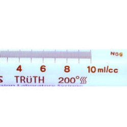 Truth Calibrated Glass Syringe (PLS) (Stainless Steel Luer Lock Tip) SS-CL 100ml, (Pack of 1)