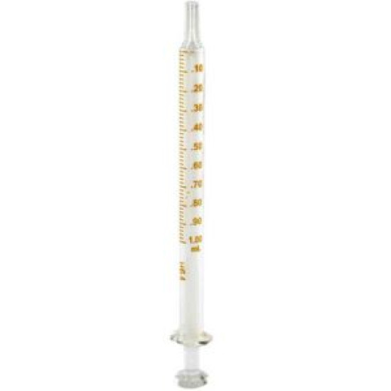 Truth Tuberculin Syringe Center All Glass Tip (CT), 0.25ml, (Pack of 1)