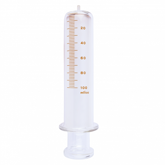 Truth Interchangeable Glass Syringe Center all Glass Tip 100ml, (Pack of 1) - Image 2