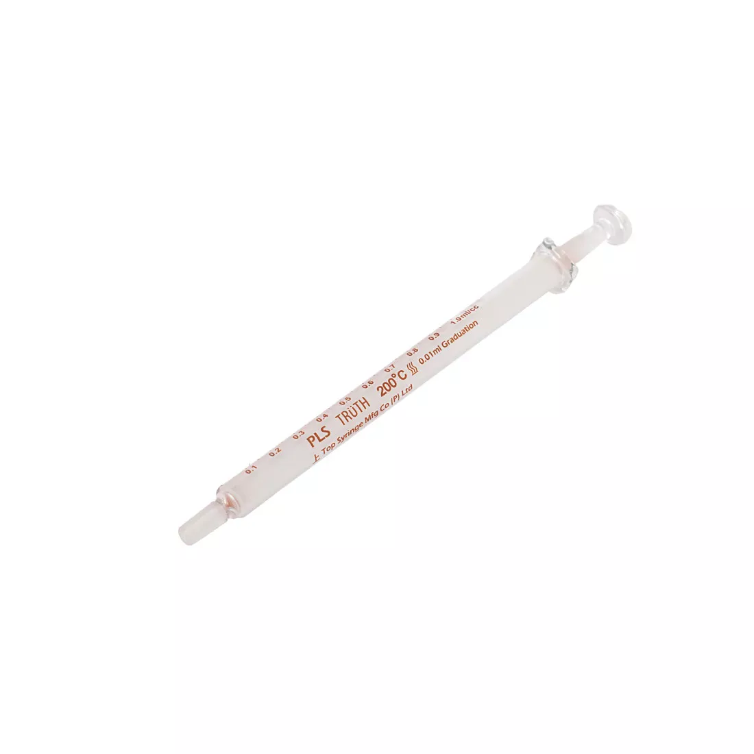 Truth Calibrated (PLS) Glass Syringe Metal Luer Lock Tip 1ml, (Pack of 1) - Image 3