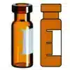 Colpak ND 11 Snap Ring Vials 12 x 32mm, 11mm Snap Ring Vials,12 x 32mm, Amber Glass, Wide Opening