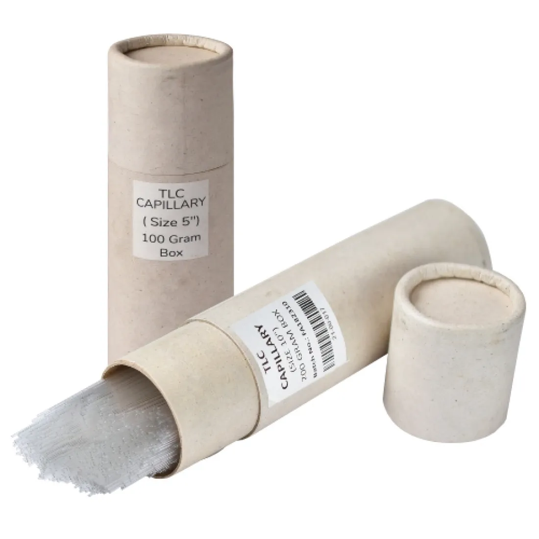TLC Glass Capillary for Spotting, 10 Inch Capillary 200gms, I.D 0.55 (± 0.10mm),O.D 0.85 (± 0.10mm) (Pack of 1100 Capillaries in 1 Vail)