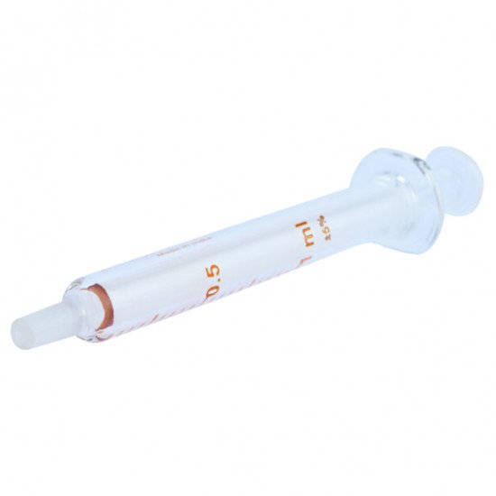 Truth Interchangeable Glass Syringe Center all Glass Tip 1ml, (Pack of 1)