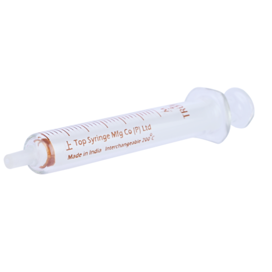 Truth Interchangeable Glass Syringe Center all Glass Tip 3ml, (Pack of 1) - Image 2