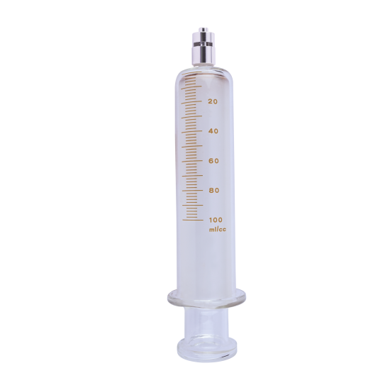 Truth Interchangeable Glass Syringe Metal Luer Lock Tip 100ml, (Pack of 1) - Image 2